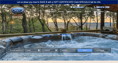 Desktop Screenshot of blueskycabinrentals.com